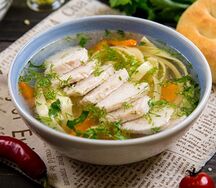 Суп с лапшой