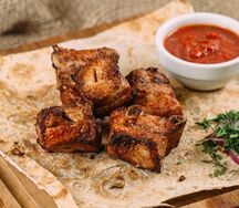 Шашлык из свиной мякоти