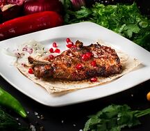 Шашлык из телятины на кости (каре)