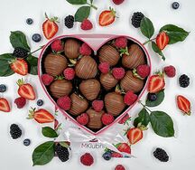 Сердце Classic малина S