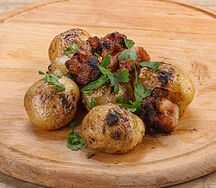 Картофель с салом