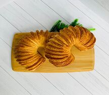 Рогалик с яблоком