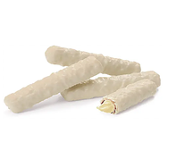 Трубочки вафельные в белой глазури с кокосом