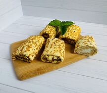 Блинчики с творогом, Дубки