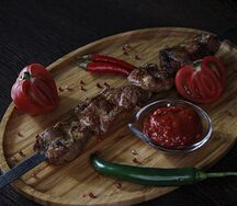 Шашлык из cвинoй шейки