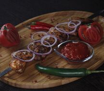 Шашлык из куриных крылышек