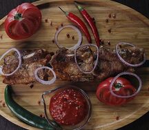 Шашлык из свиных рёбер