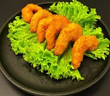 6  Королевских креветок в панировке  