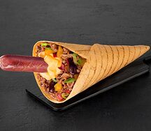 Чили-чиз Рулле с колбаской бергсалями