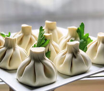 Хинкали со свининой и говядиной 3 шт