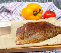 Сибас на мангале