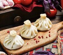 Хинкали с бараниной