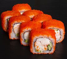 Ролл Калифорния с креветкой