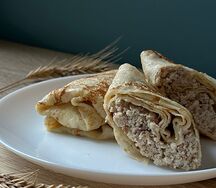 Блинчики с курицей
