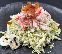 Салат с камчатским крабом