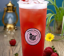 Чай с клубникой