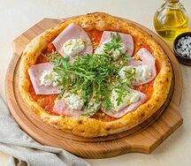 Пицца Страчателла с мортаделлой