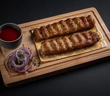 Люля-кебаб из свинины и говядины