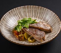 Салат с бужениной