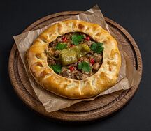 Открытый пирог кубдари
