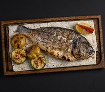 Дорадо с овощами