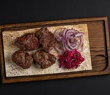 Шашлык из говяжей вырезки