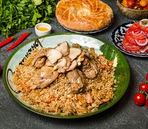 Плов по-арабски с курицей (на компанию)