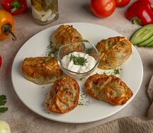 Манты жареные