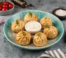 Жареные манты с бараниной