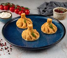 Жареные хинкали с бараниной