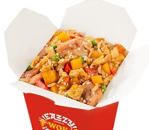 Рис с курицей и манго