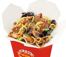 Вок шесть грибов с терияки