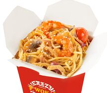 Вок Том Ям с креветками