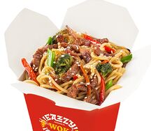 Вок Блек пеппер с говядиной