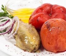 Овощи на мангале