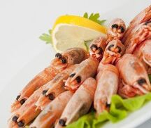 Креветки отварные