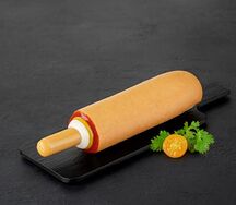 Французский хот-дог с куриной сосиской
