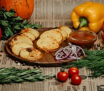 Картофель плеч на мангале