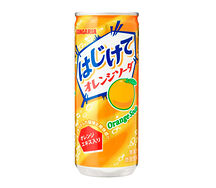 Напиток газированный безалкогольный со вкусом апельсина orange soda Sangaria, Япония