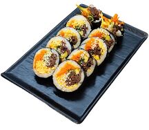 Кимпаб, роллы с говядиной