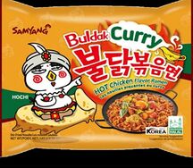 Острая лапша рамен Budak curry