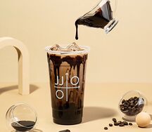 Какао с карамельной тапиокой Jinju (bubble tea)