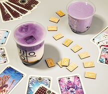 Таро с карамельной тапиокой Jinju (bubble tea)