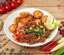 Биррия с картофелем беби