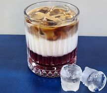Виноградно-мятный холодный кофе