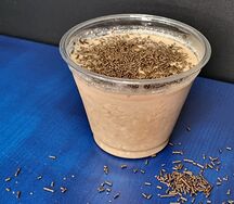 Десертная каша фундук-арахис с шоколадом