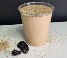 Кофейно-черносливовый молочный коктейль