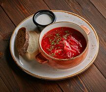 Борщ постный