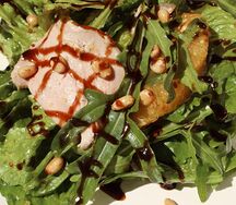 Салат из филе утки с апельсином