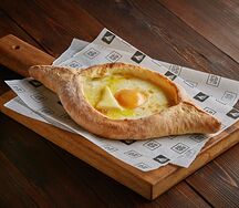 Хачапур Нартаа с двойным сыром (лодочка)